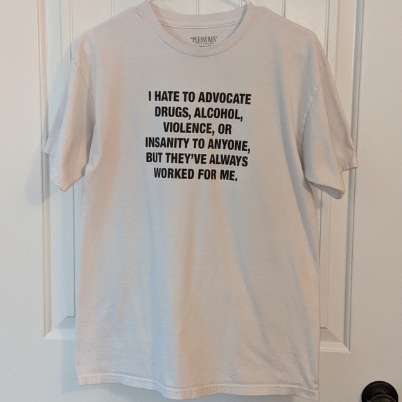 Pleasures Other - Pleasures White Screen Tee Shirt